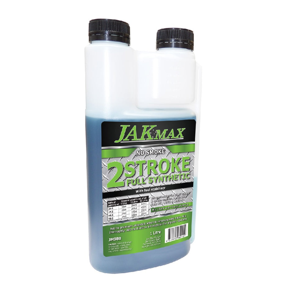 Jakmax 2 Stroke Oil Full-Synthetic - 1 Litre