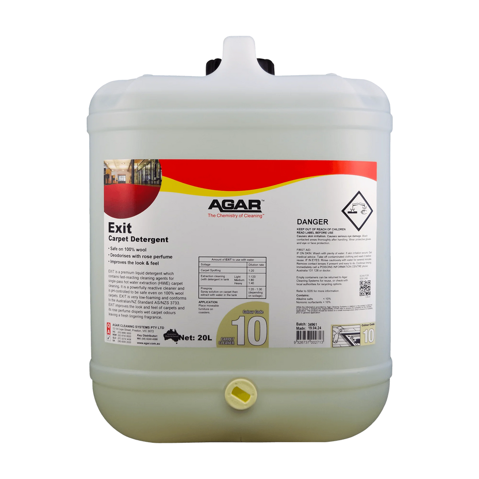 Exit Carpet Detergent 20L