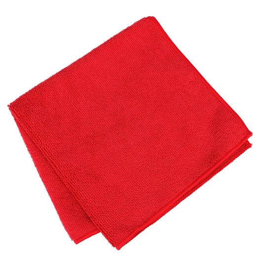 All Purpose Microfibre Cloths  - Red - 40cm x 40cm 280gsm 1pcs