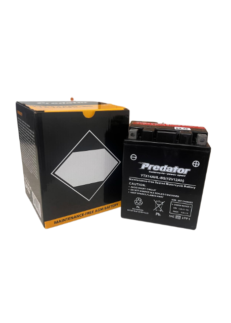 Predator Motorcycle Battery YTX14 – TCE Solutions