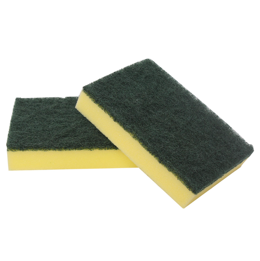 10Pk Sponge Scourers Standard 15X10cm