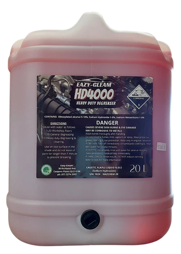 Eazy Gleam HD4000 Cleaner Degreaser 20L