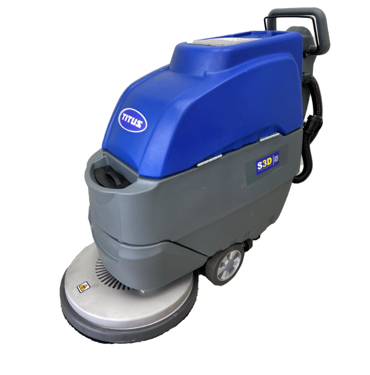 TITUS S3D push Scrubber Machine