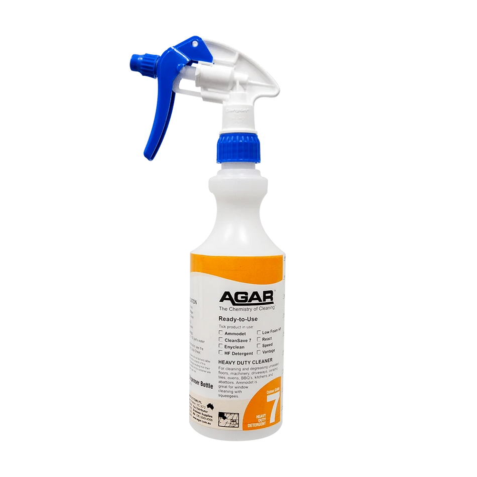 Spray Bottle 500Ml -  Ammodet/Speed/React/Enyclean/H F & Low Foam Hf/Cleansave  7/Vantage - Code