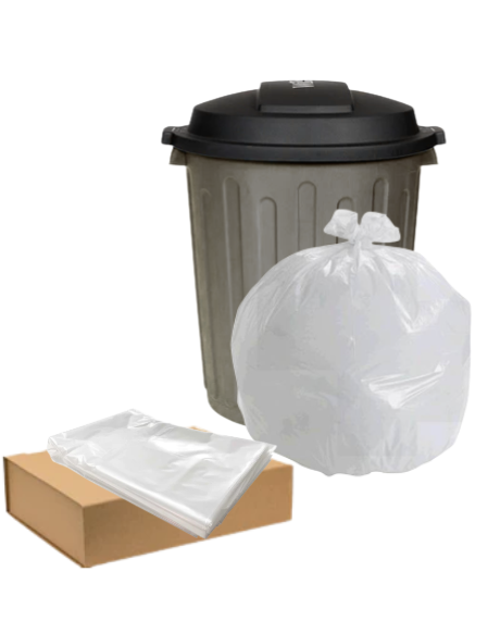 82L Clear Bin Liner, 820x960mm Carton 250