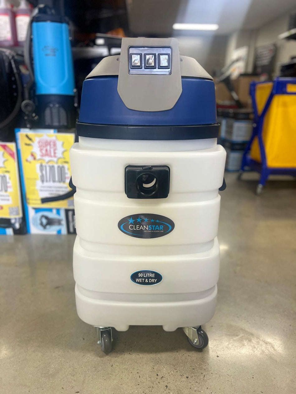 90 Litre 3-Motor Commercial Plastic Wet ‘N’ Dry