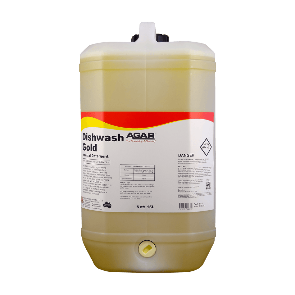 Dish-washing detergent perfume-free for food works applications 15Lt