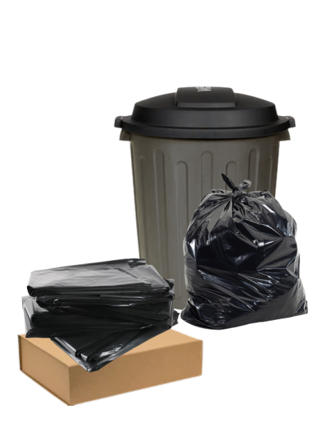 82L Black Bin Liner, 820x960mm Carton 250