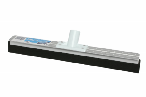 EDCO BLACK NEOPRENE FLOOR SQUEEGEE COMPLETE 45CM (1 ONLY) STANDARD WHITE FITTING