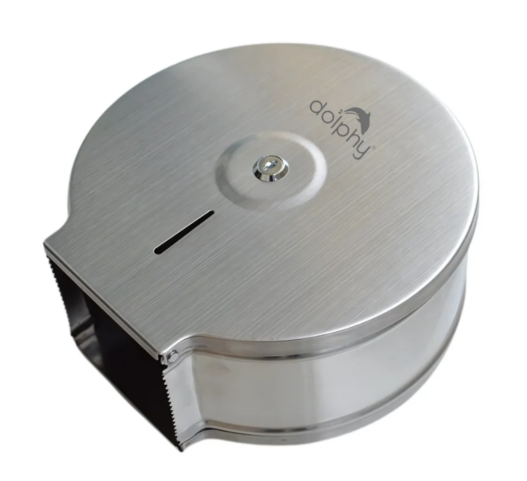 Stainless Steel Jumbo Toilet Paper Roll Dispenser