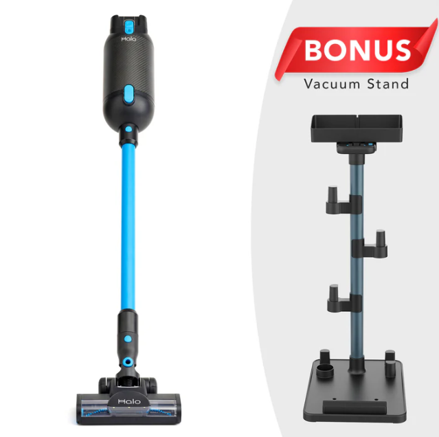 Halo Capsule X Commercial Stick Vacuum Cleaner with a BONUS vacuum stand