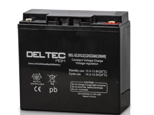 Deltec 12V 22Ah AGM Battery
