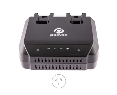 Battery charger plug type I Pacvac-Superpro Go/Velo Go/Superpro 700 advanced