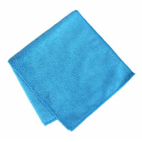 All Purpose Microfibre Cloths  - Blue - 40cm x 40cm 280gsm - (50 in display box)