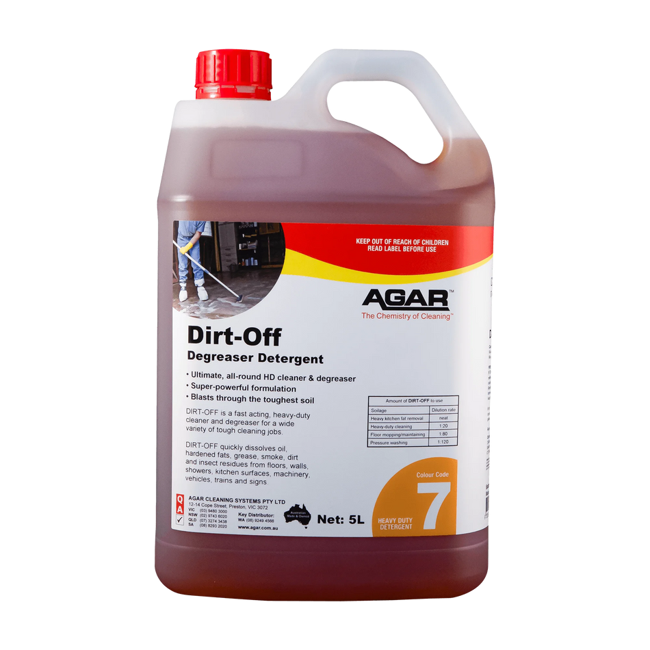 Agar Dirt Off Degreaser Detergent 5L