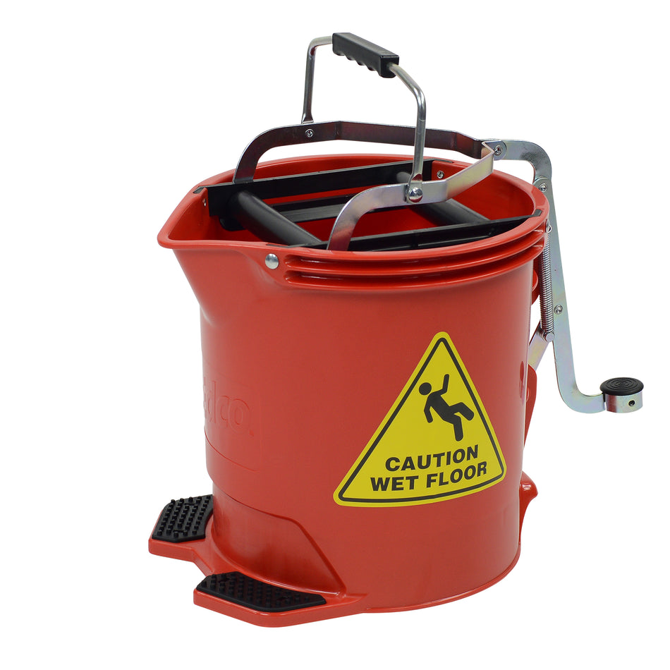 Edco 15 Litre Wringer Bucket - Red (1 Only)