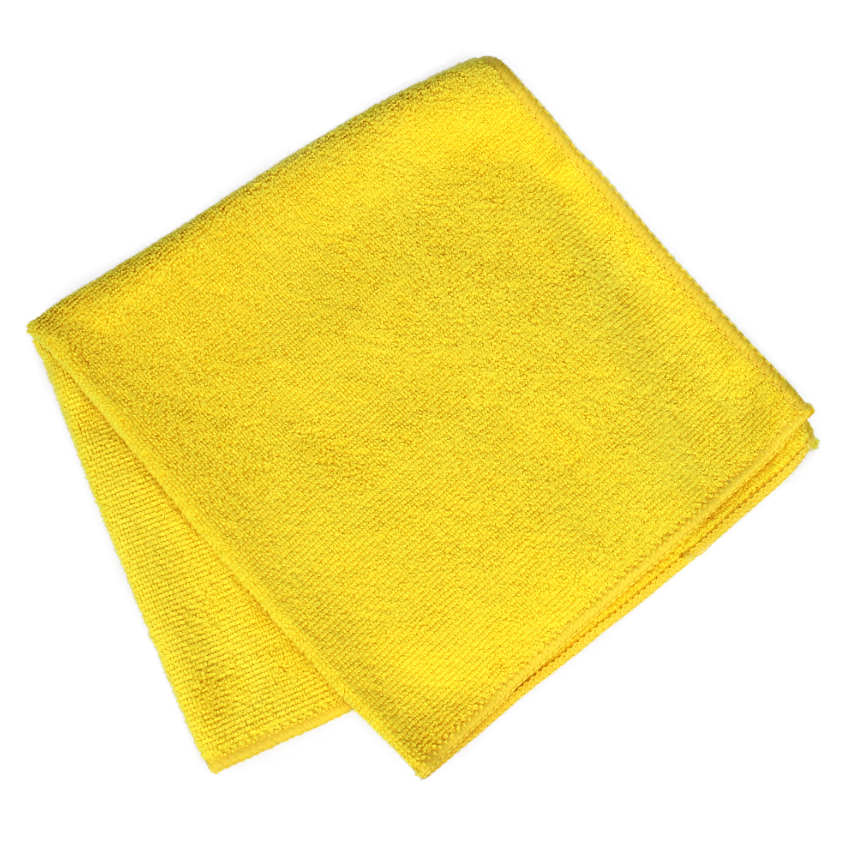 All Purpose Microfibre Cloths  - Yellow - 40cm x 40cm 280gsm - 1 only