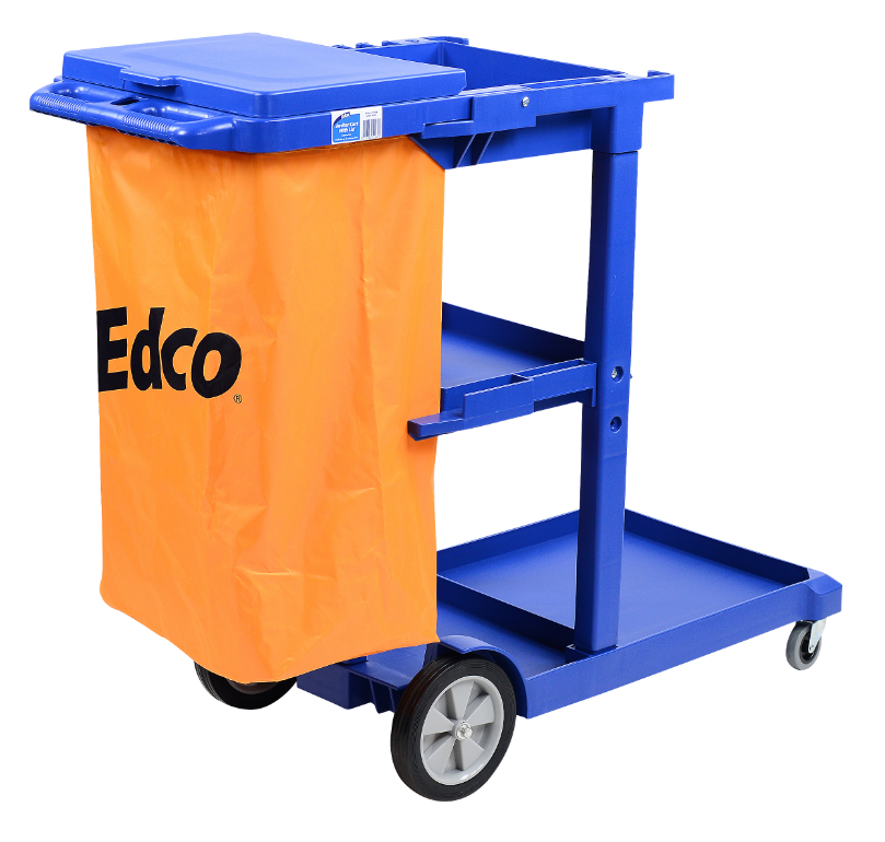 Edco Janitor Cart-Blue
