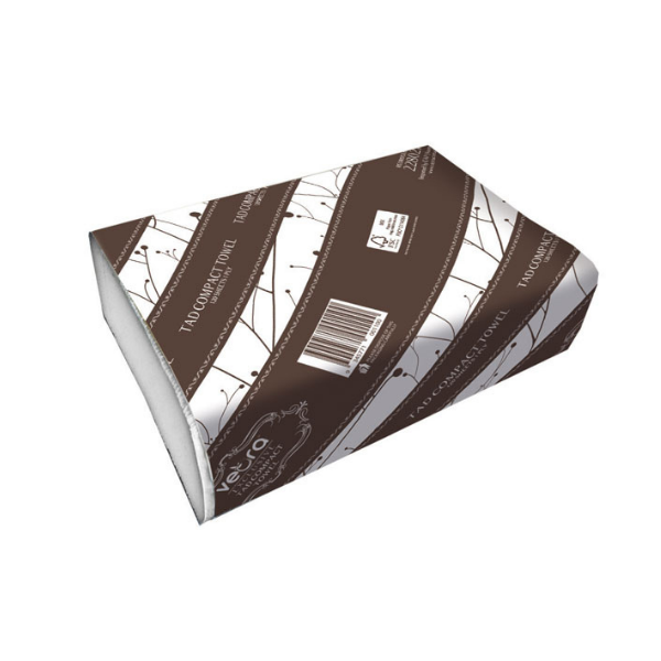 VEORA Exclusive TAD Compact Towel 1ply 120s 18pk