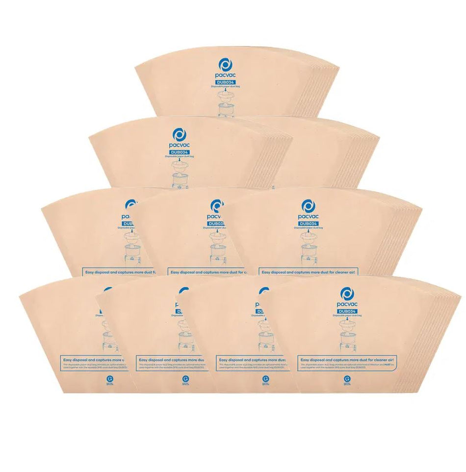 Dust Bag - Disposable - Paper - Cone - Pkt 10