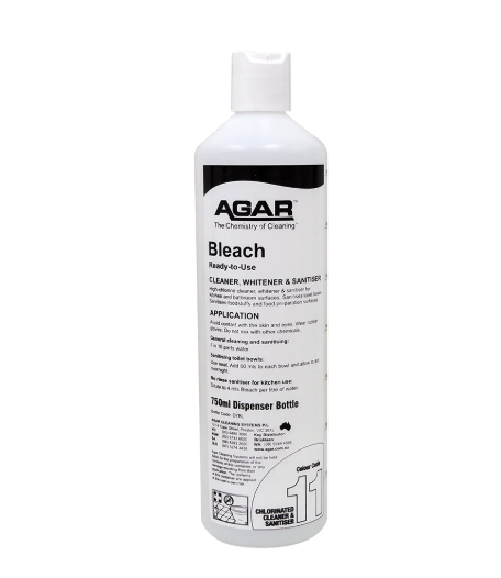 Agar Bleach 750ml Squirt Bottle.