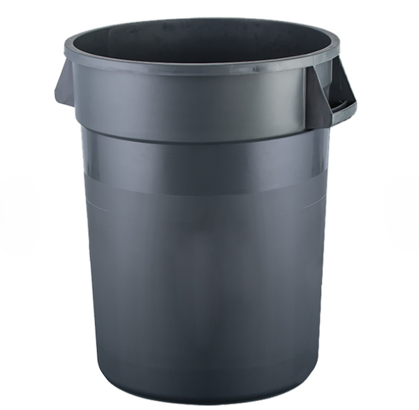 121L Round Food Bin Grey