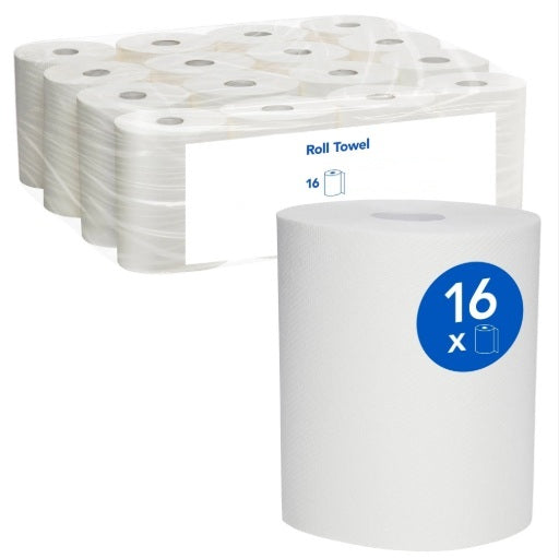 Roll Hand Towel  80M 1 Ply 16 Rolls/Ctn