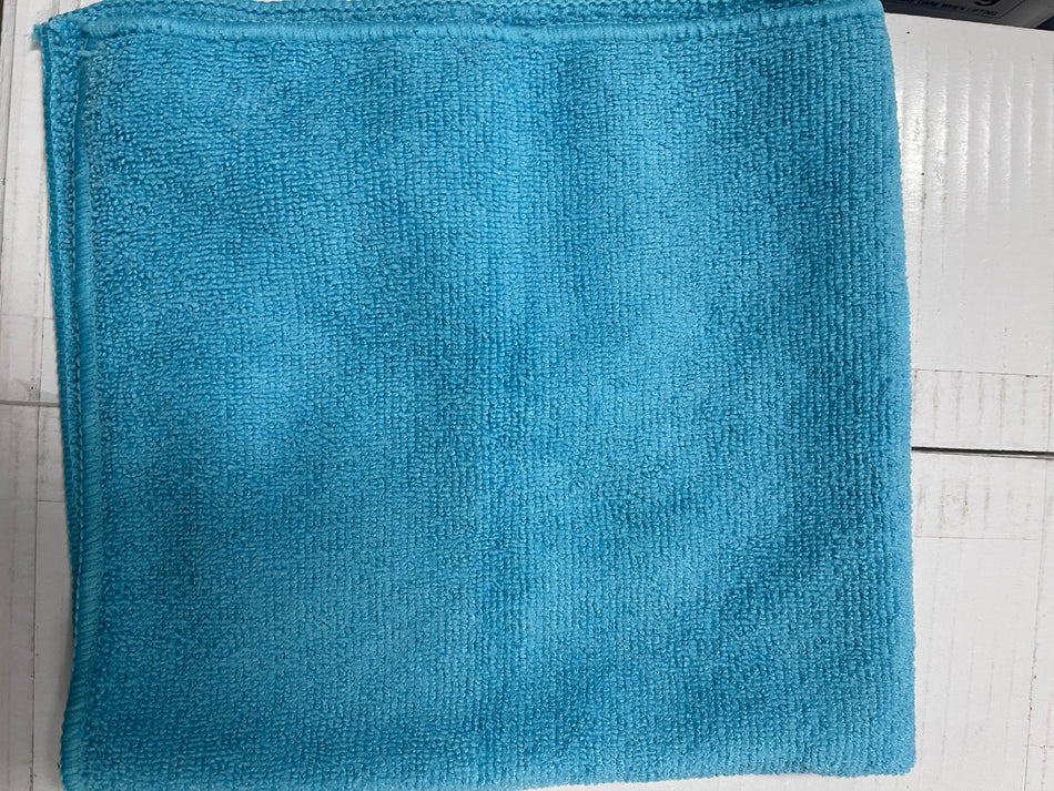 All Purpose Microfibre Cloths  - Blue - 40cm x 40cm 280gsm - (50 in display box)