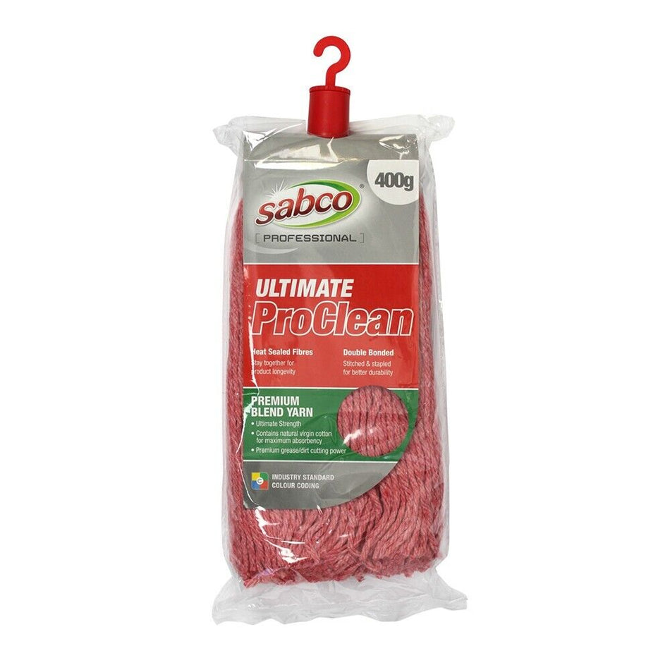 400G Ultimate Pro Premium Mop Head Red - (New code SABC-2139R)