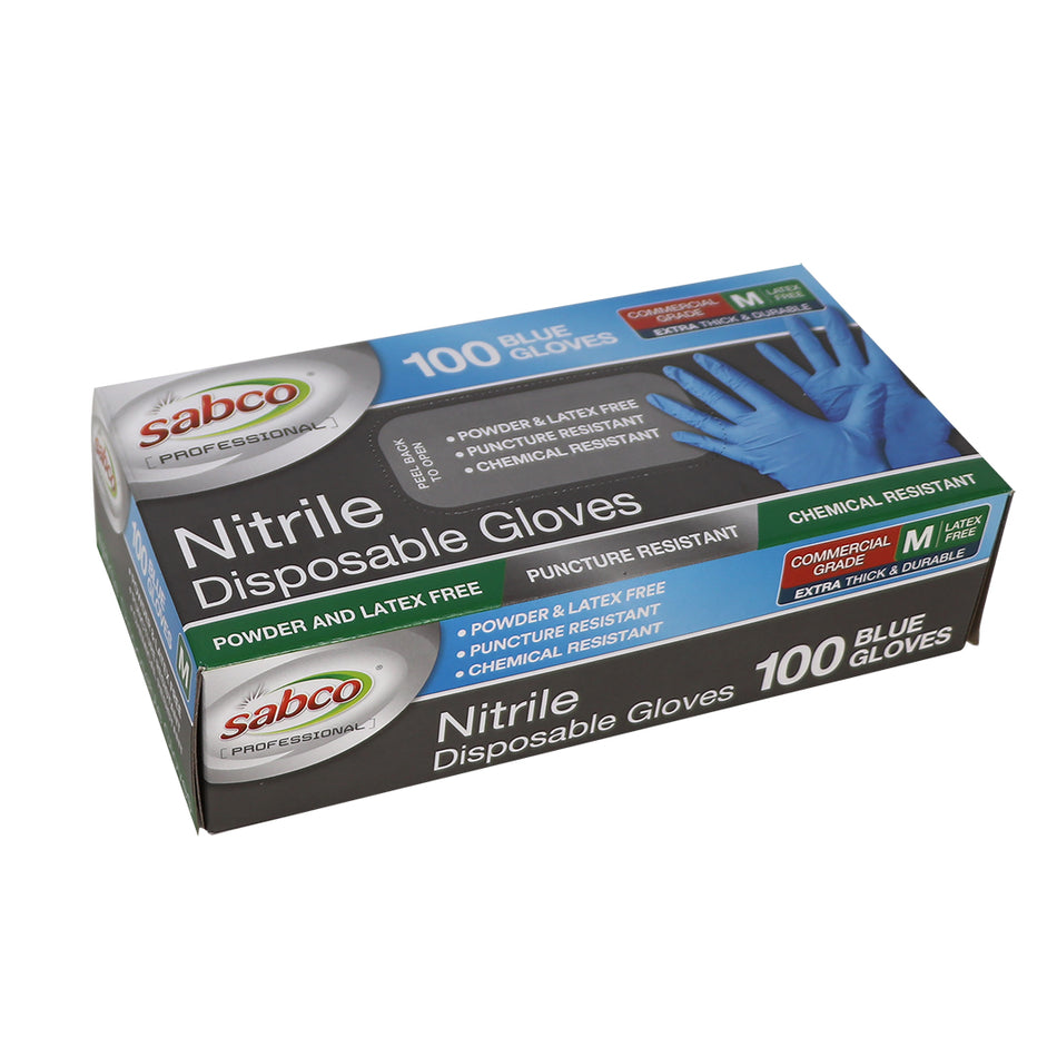 Blue Nitrile Disposable Gloves 100PK